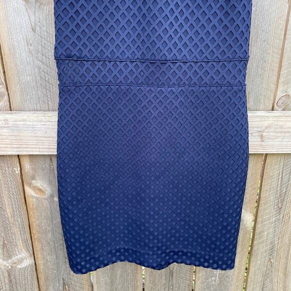 Elizabeth and James Neri Mini Dress High Neck Sleeveless Mesh Party Sheath Sz 10 - Picture 3 of 9